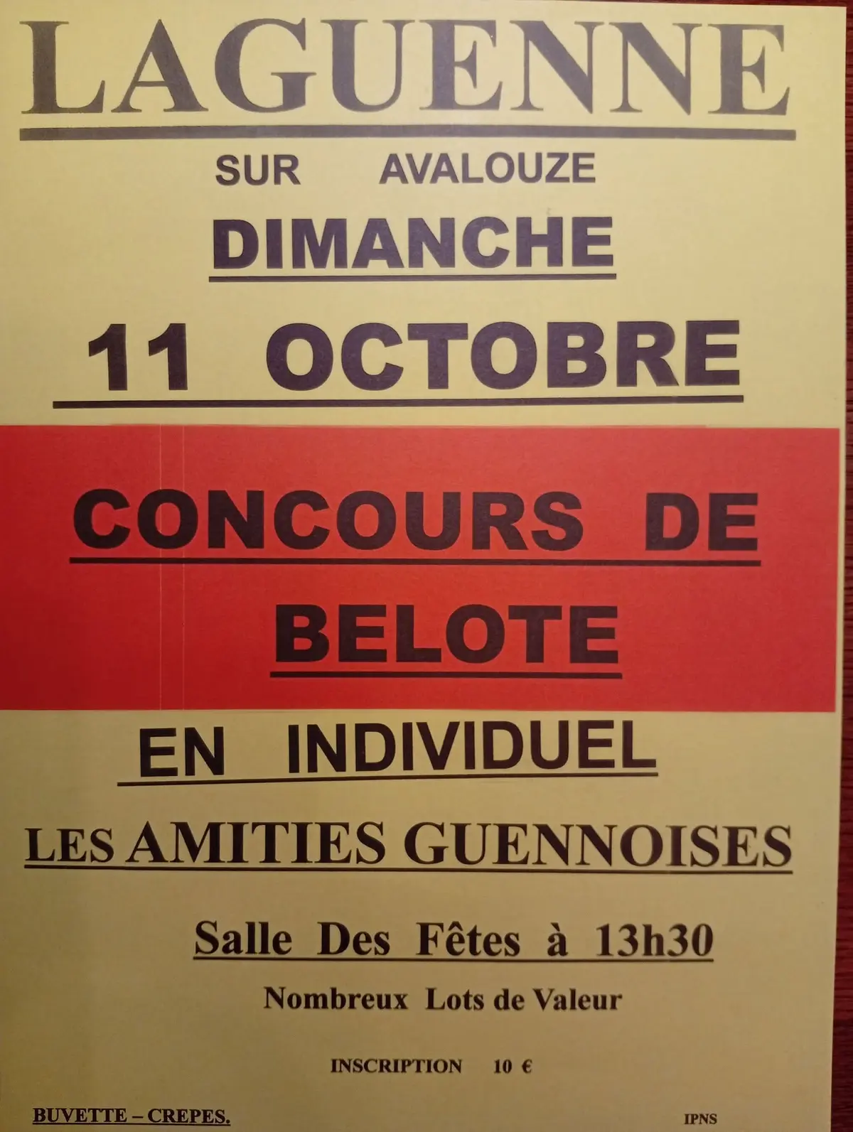 Concours de belote