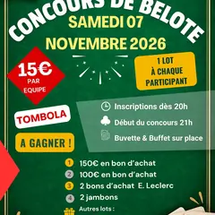 Concours de belote