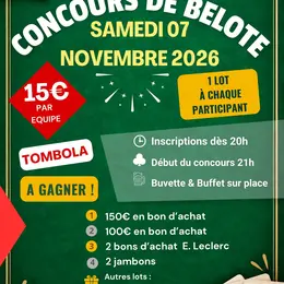 Concours de belote