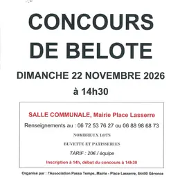 Concours de belote