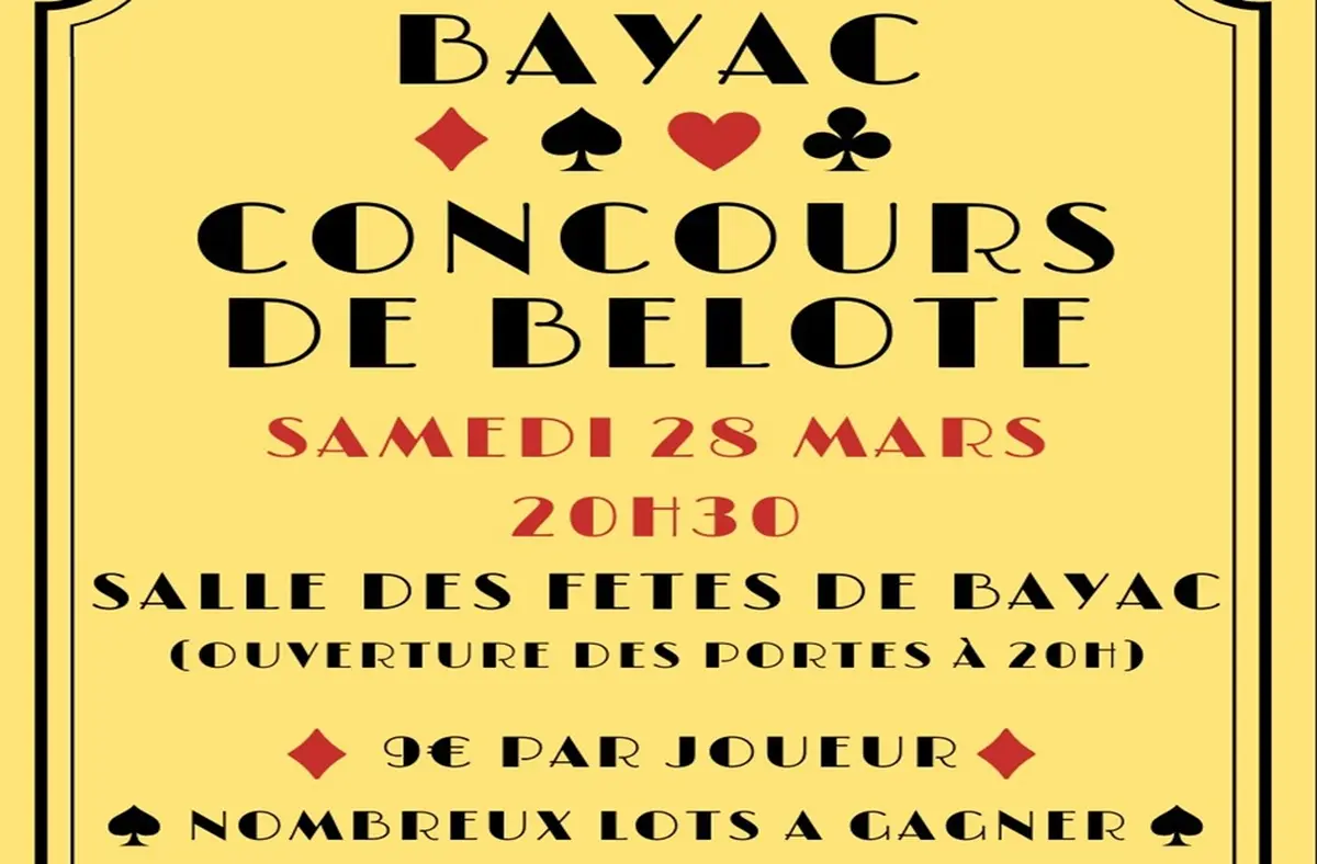 Concours de belote