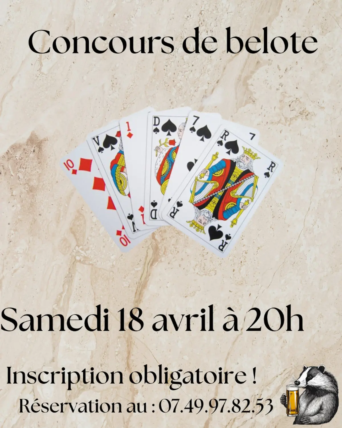 Concours de belote