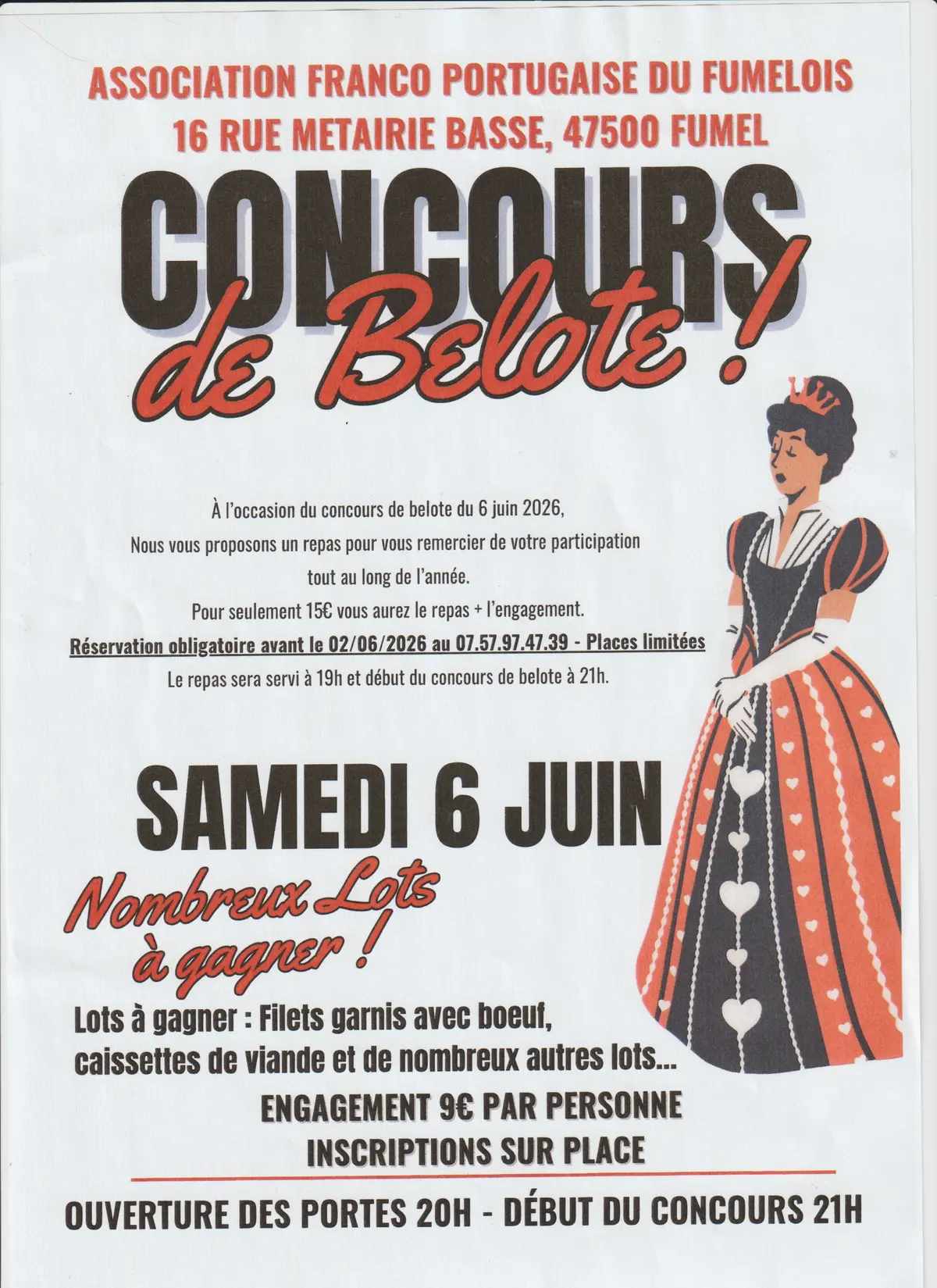 Concours de belote