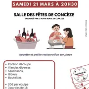 Concours de belote à Concèze