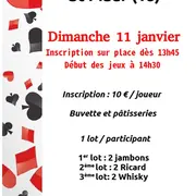 Concours de belote à Saint Maur
