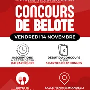 Concours de Belote du Chalosse FC Laurède