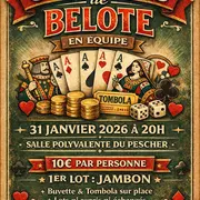 Concours de belote en équipe