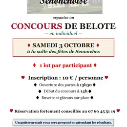 Concours de Belote - en individuel