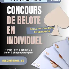 Concours de belote en individuel