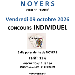 Concours de belote individuel