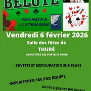 🃏 Concours De Belote - U.s Thuré Besse 🃏