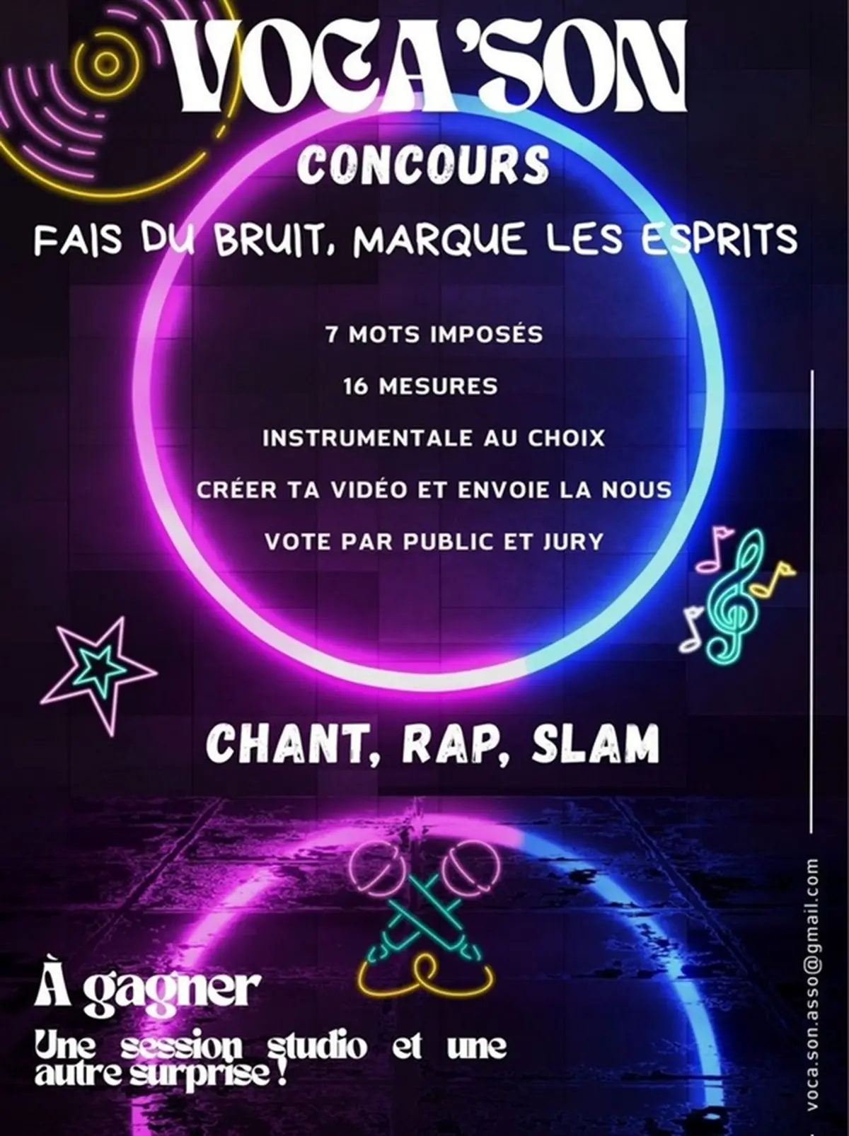 Concours de chant : Fais du bruit, marques les esprits !