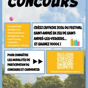 Concours de création d'affiche du Festival Saint-André en Jeu 2026
