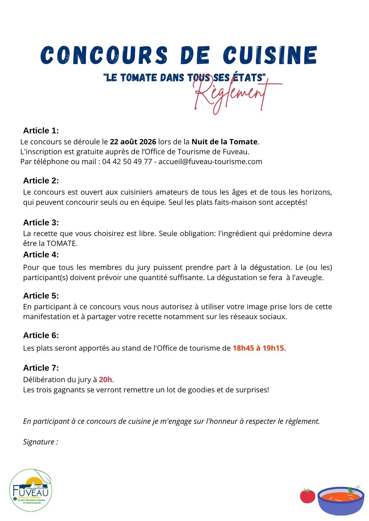 Concours de cuisine