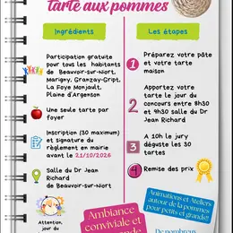 Concours de la meilleure tarte aux pommes à Beauvoir-Sur-Niort