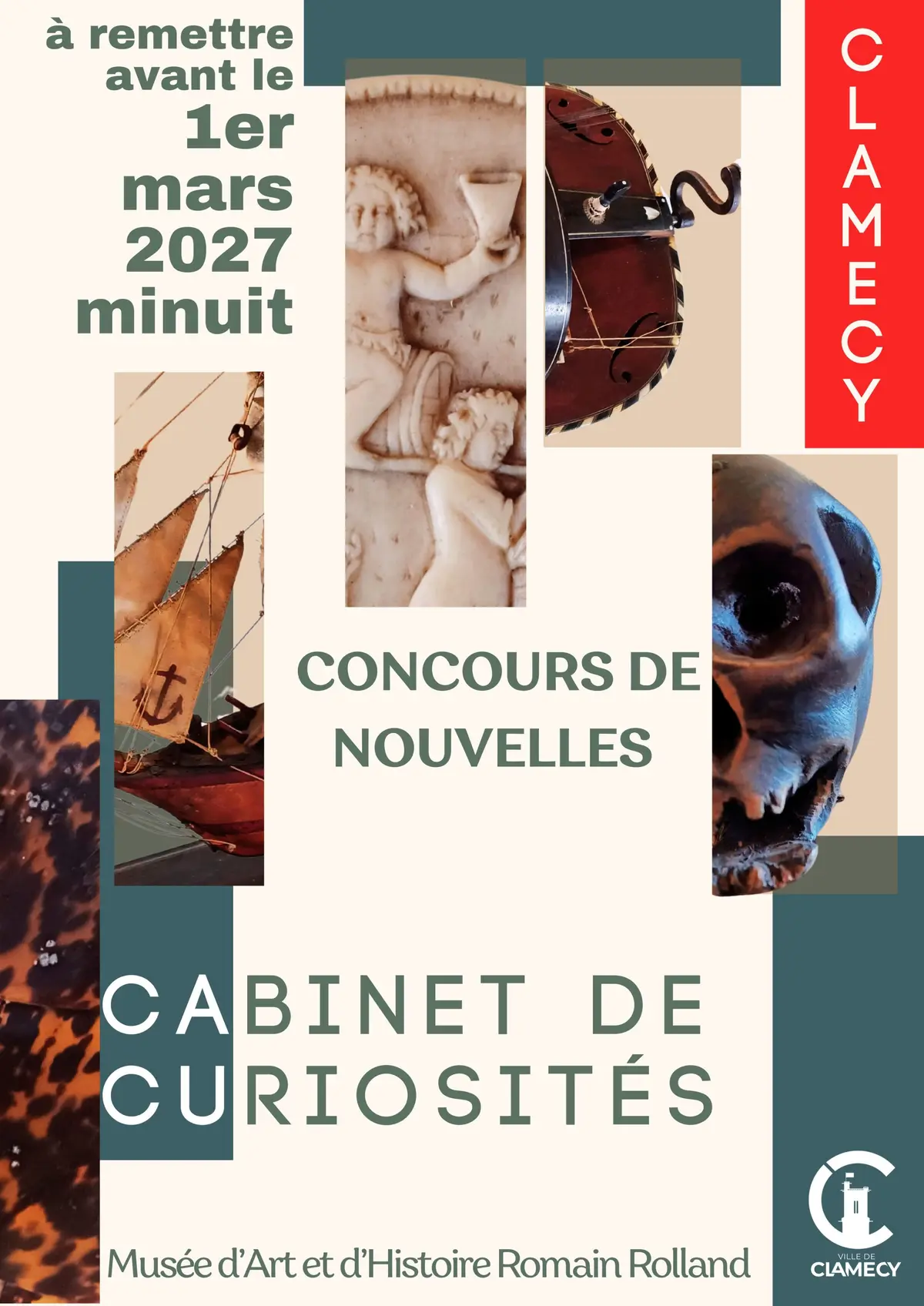 Concours de nouvelles dans le cadre de l'exposition Cabinet de curiosités