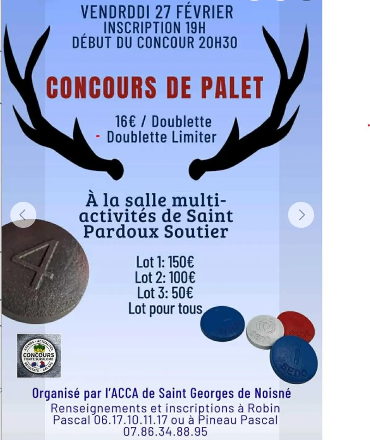 Concours de palets