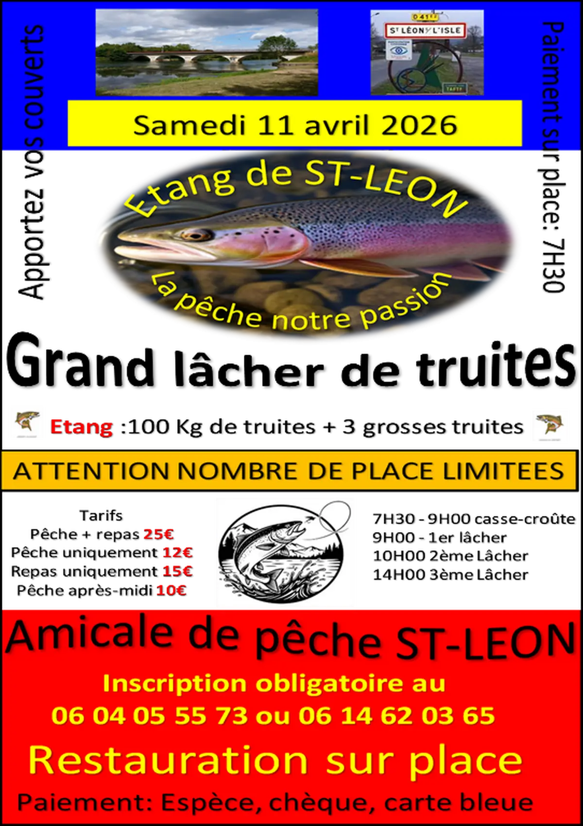 Concours de pêche à la truite