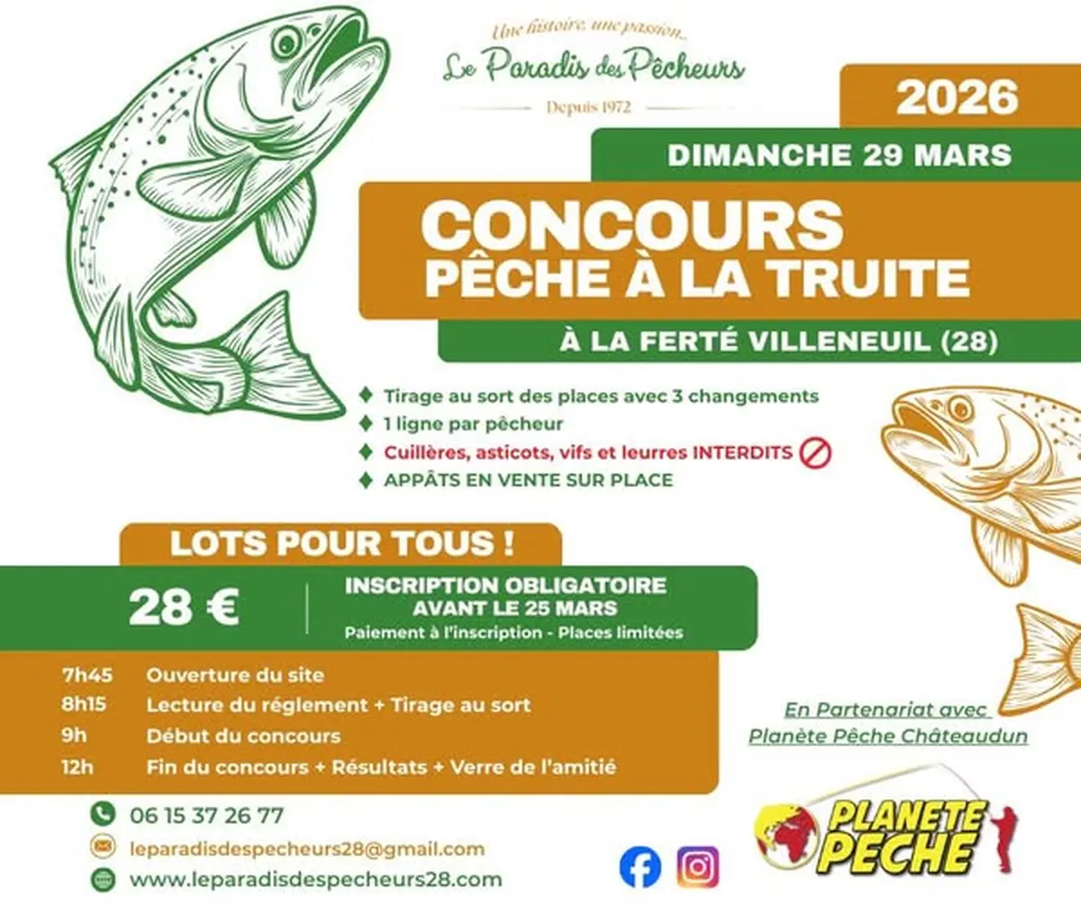 Concours de pêche à la truite