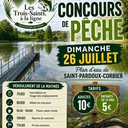 Concours de pêche à Saint-Pardoux-Corbier