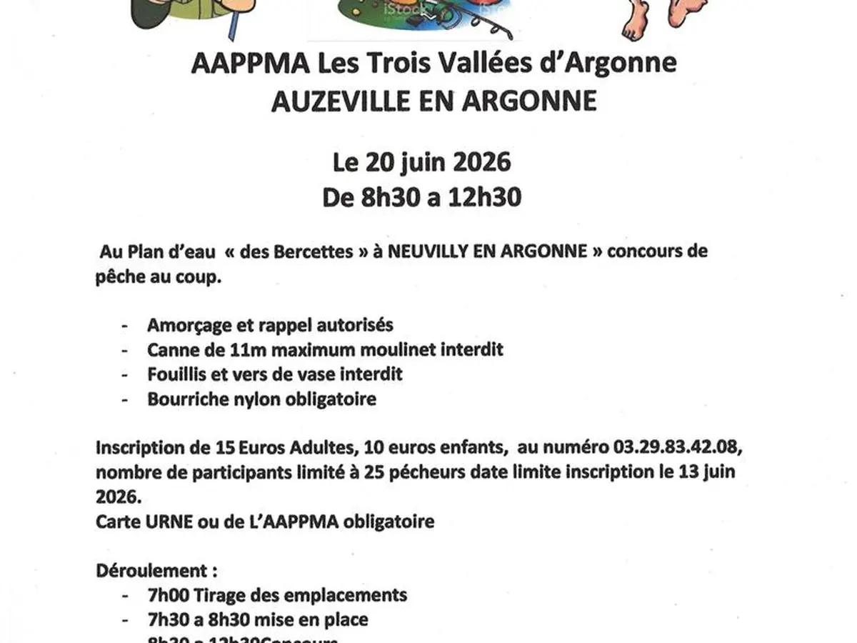 Concours de pêche au coup