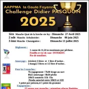 Concours de pêche - Challenge Didier Pasquon par l'AAPPMA La Gaule Foyenne