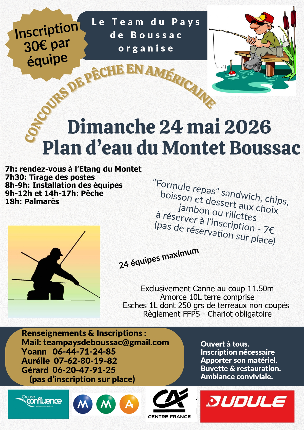 Concours de pêche en américaine