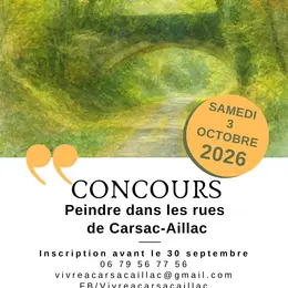 Concours de peinture dans les rues de Carsac-Aillac