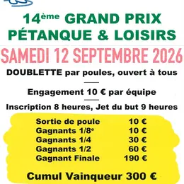 Concours de pétanque