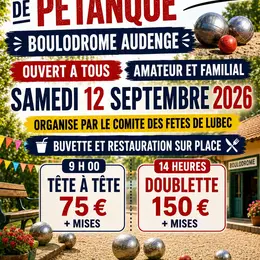 Concours de pétanque