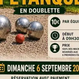 Concours de pétanque