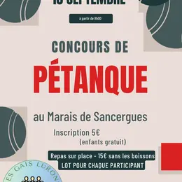 Concours de pétanque