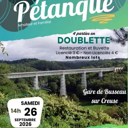 Concours de pétanque