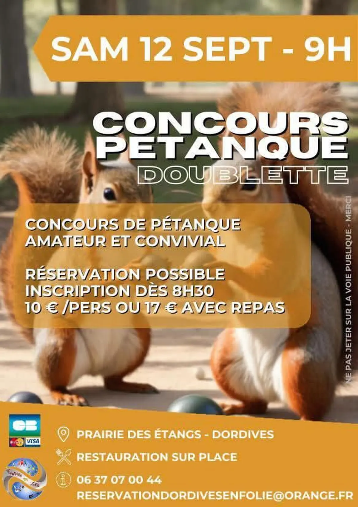 Concours de pétanque