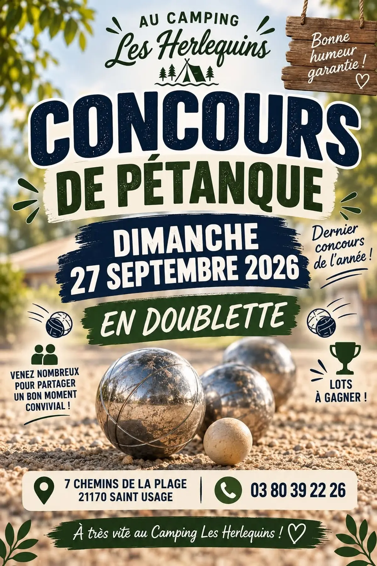 Concours de pétanque