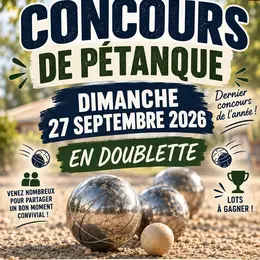 Concours de pétanque