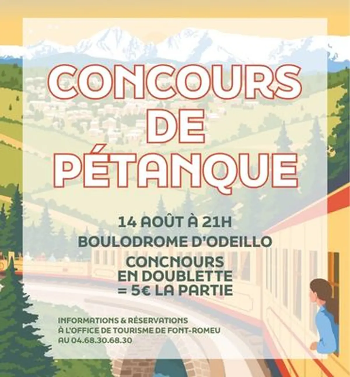 Concours De Pétanque - 14 Août