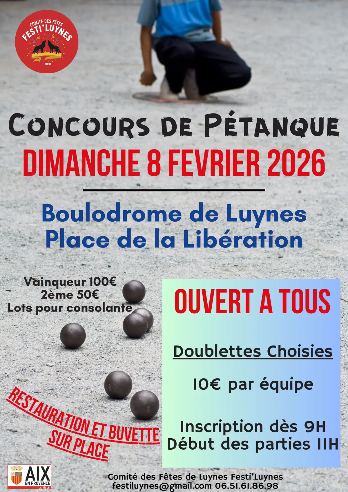 Concours de pétanque