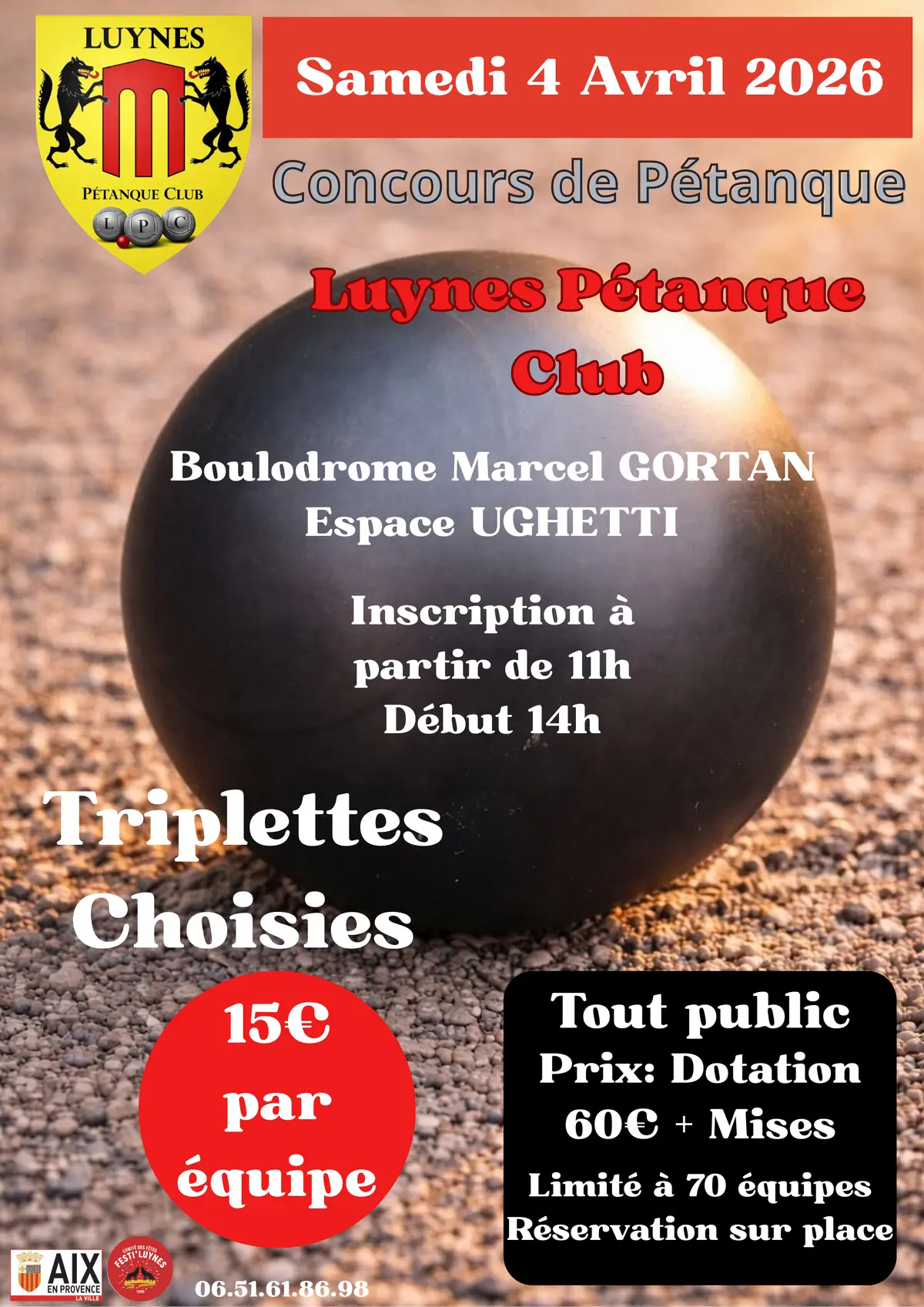 Concours de pétanque