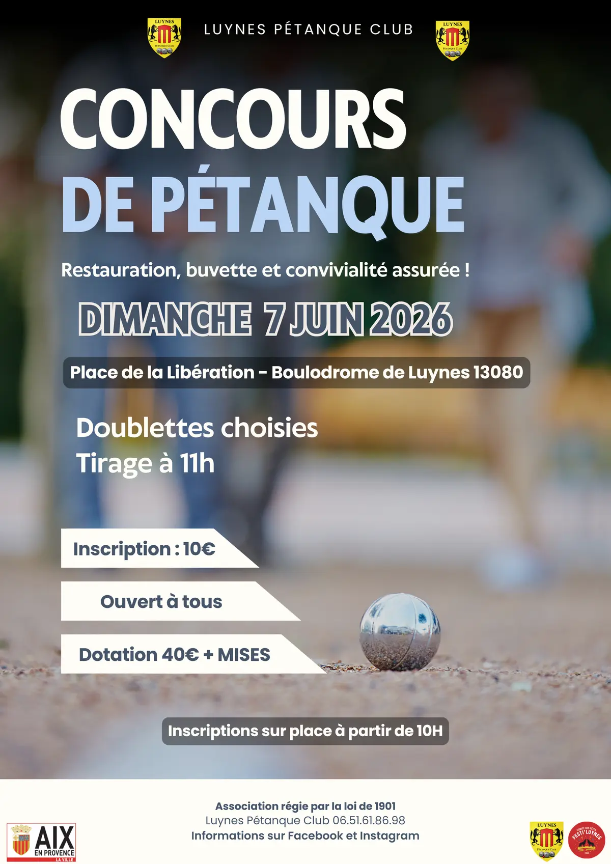 Concours de pétanque
