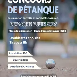 Concours de pétanque