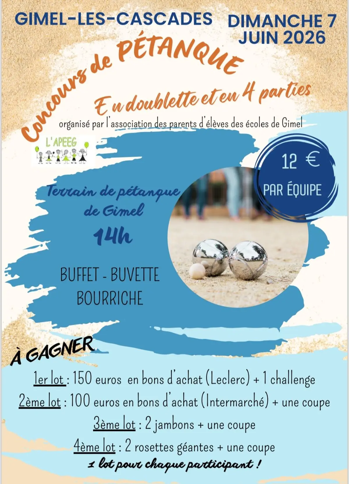 Concours de pétanque