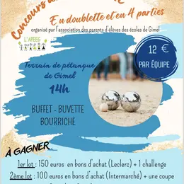 Concours de pétanque