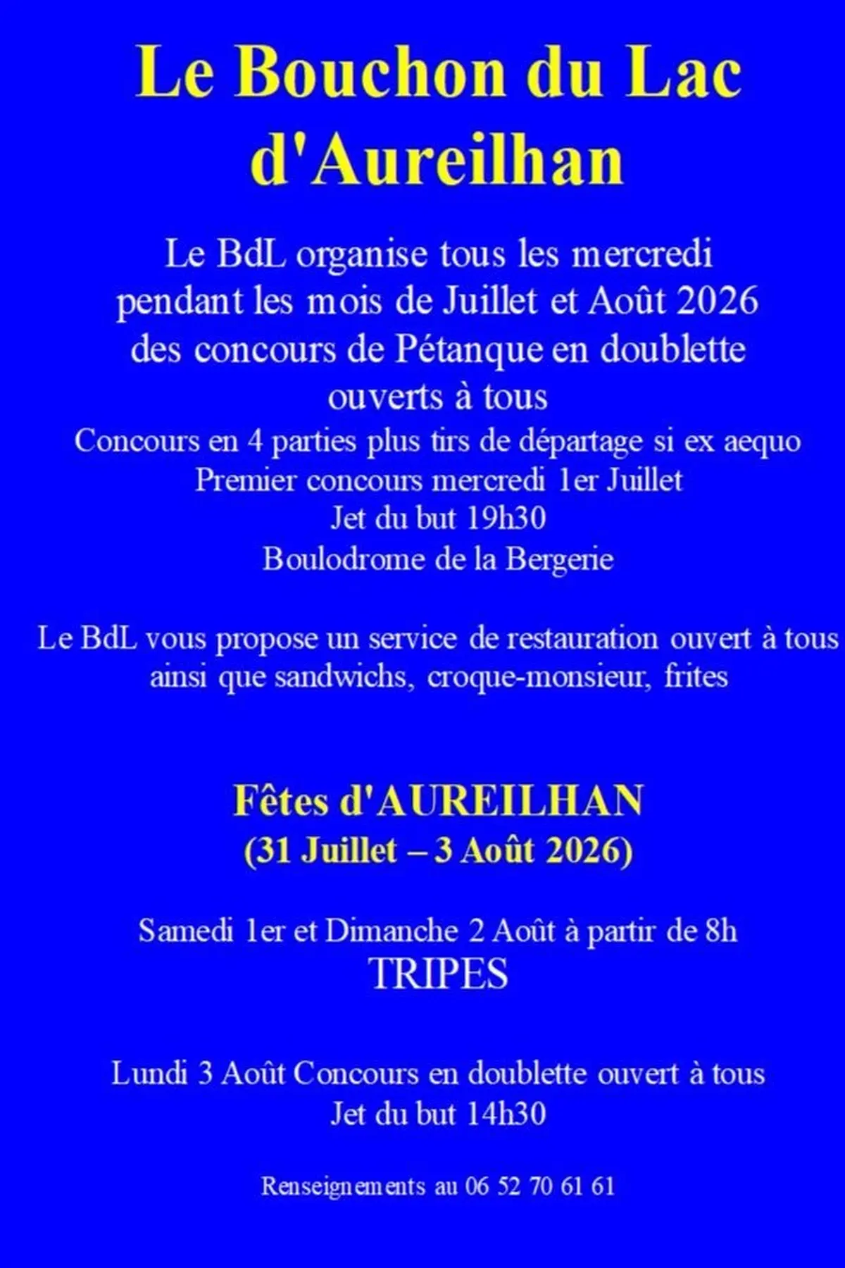 Concours de Pétanque