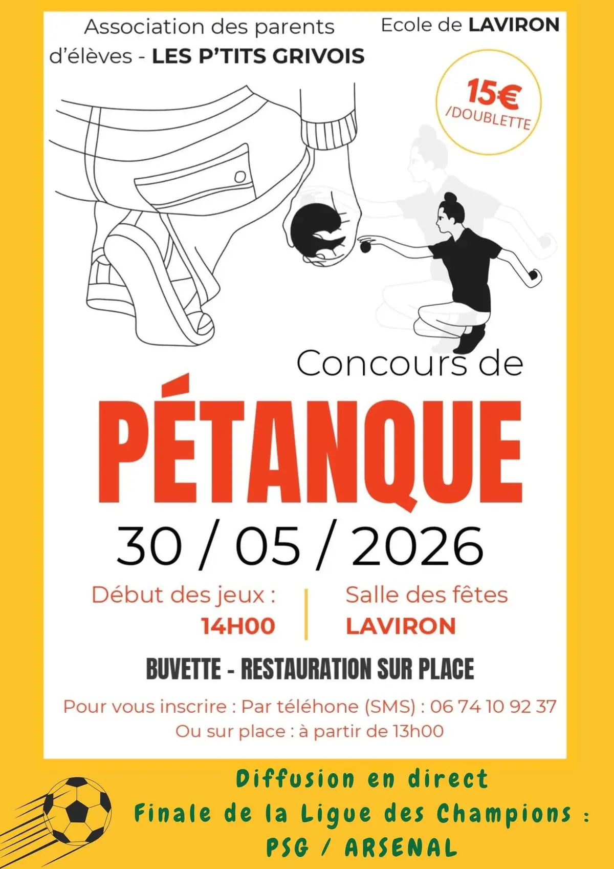 Concours de pétanque