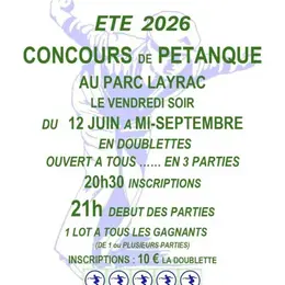 Concours de pétanque