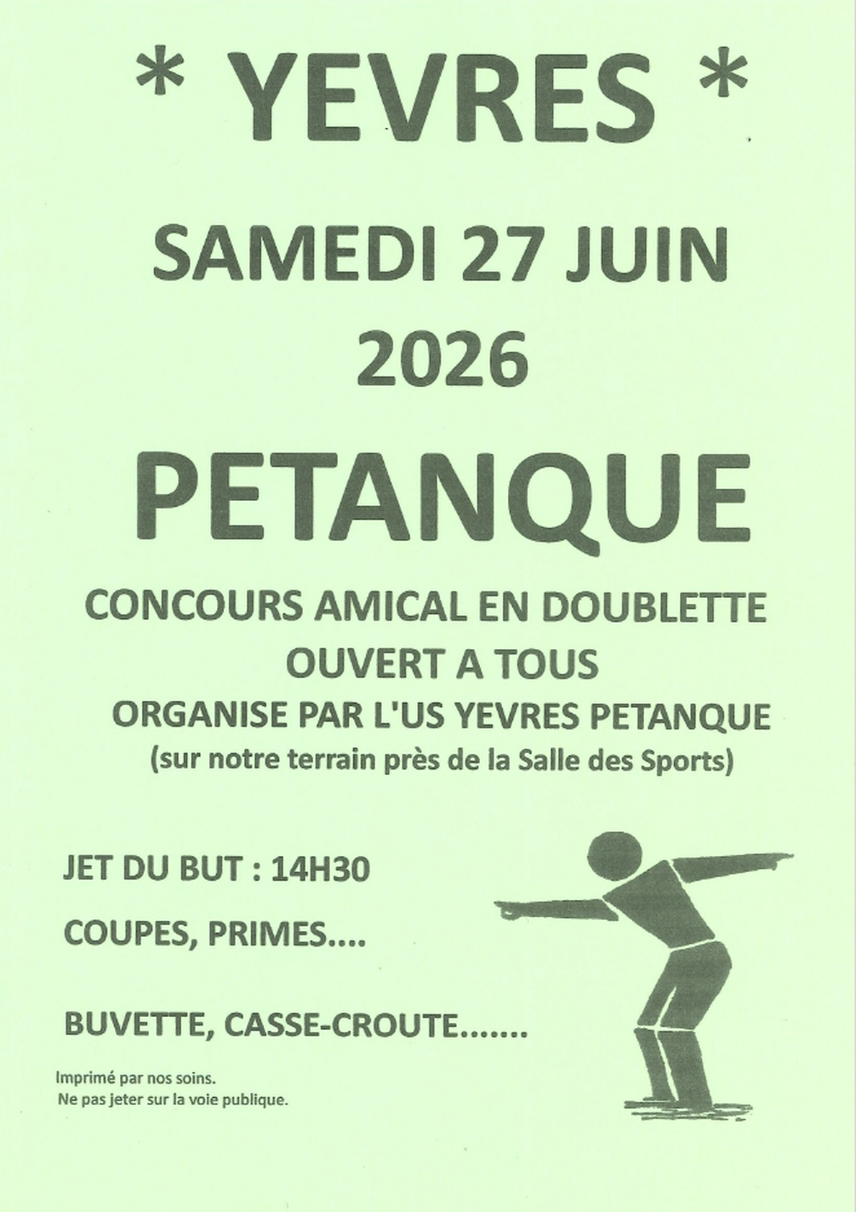 Concours de Pétanque