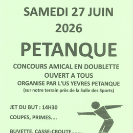 Concours de Pétanque