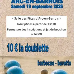 Concours de pétanque à Arc-en-Barrois