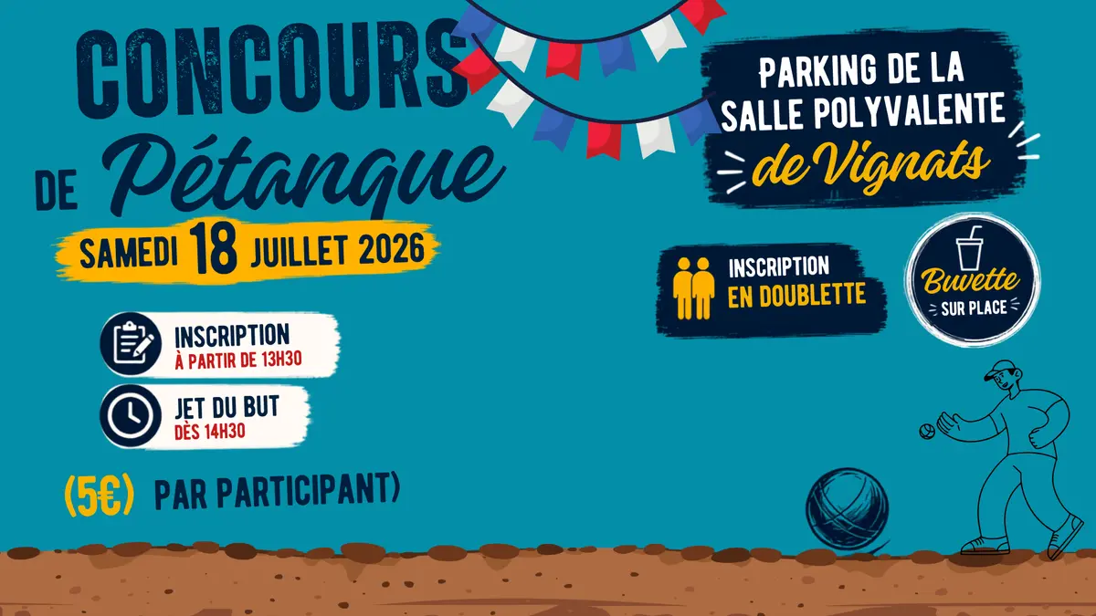 Concours de Pétanque à Vignats